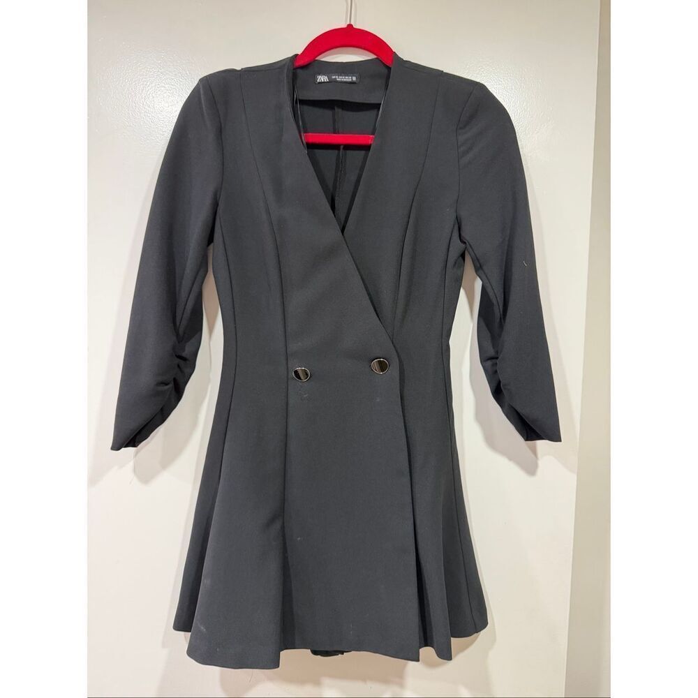 Zara black women’s business casual romper /dress size XS